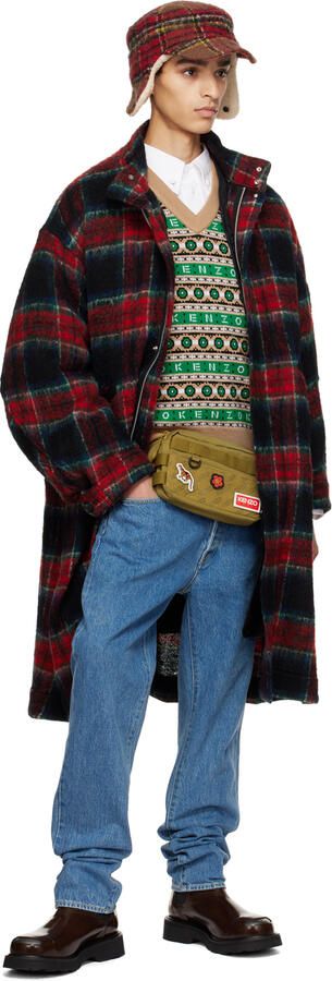 Kenzo Brown SMILE Chelsea Boots - Picture 4