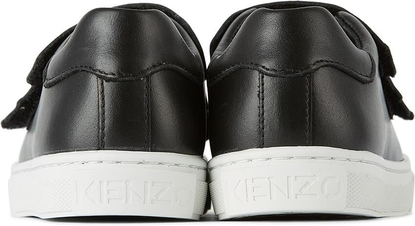 Kenzo Kids Black & Green Tiger Sneakers