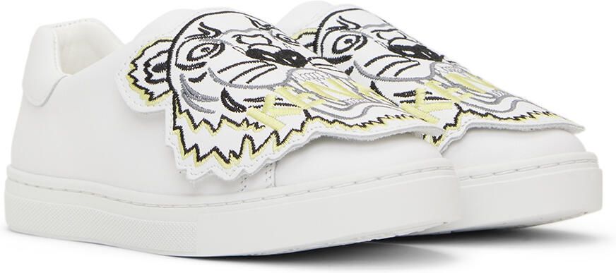 Kenzo Kids White Tiger Sneakers - Picture 2