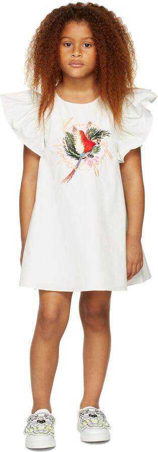 Kenzo Kids White Tiger Sneakers - Picture 4