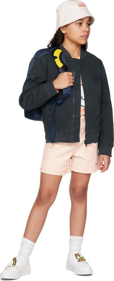 Kenzo Kids White Velcro Sneakers - Picture 3