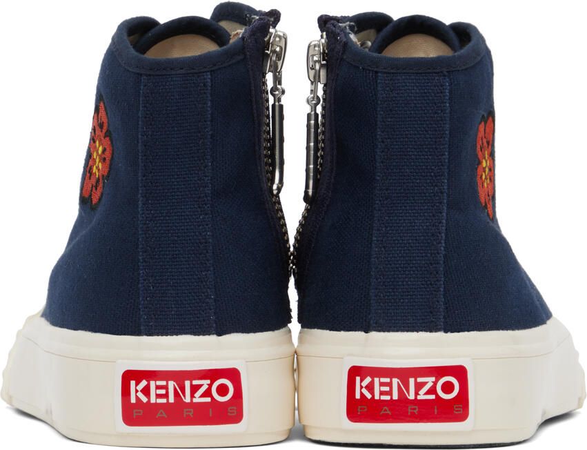 Kenzo Navy Paris school Sneakers - Picture 5