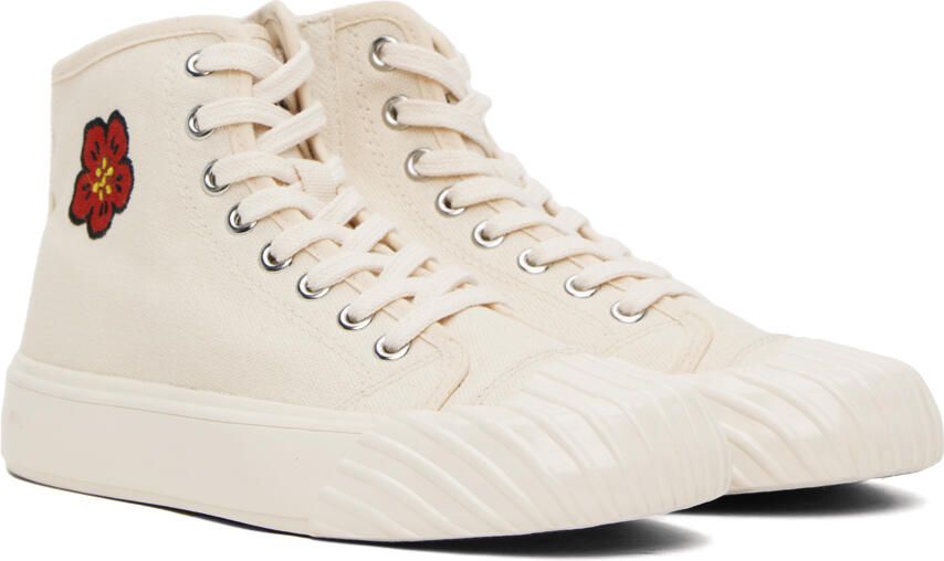 Kenzo Off-White Paris school High Top Sneakers - Picture 2