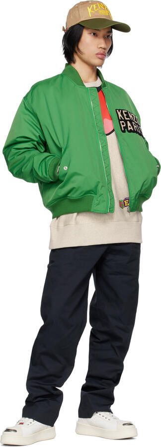 Kenzo White Paris Hoops Sneakers - Picture 4