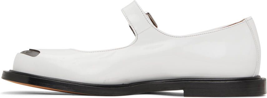 Kenzo White Paris Mary Jane Loafers - Picture 3
