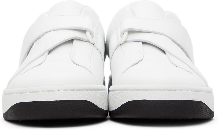 Kenzo White Velcro Kourt Scratch Sneakers - Picture 3