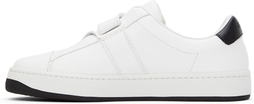Kenzo White Velcro Kourt Scratch Sneakers - Picture 4