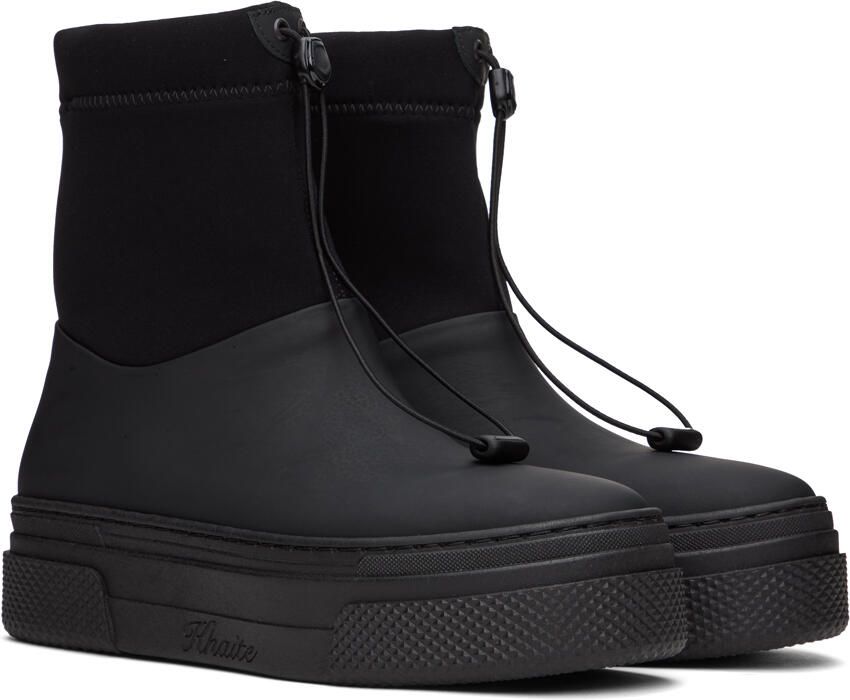 KHAITE Black Lenox Boots - Picture 2