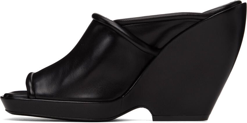 KHAITE Black Stagg Heeled Sandals - Picture 3