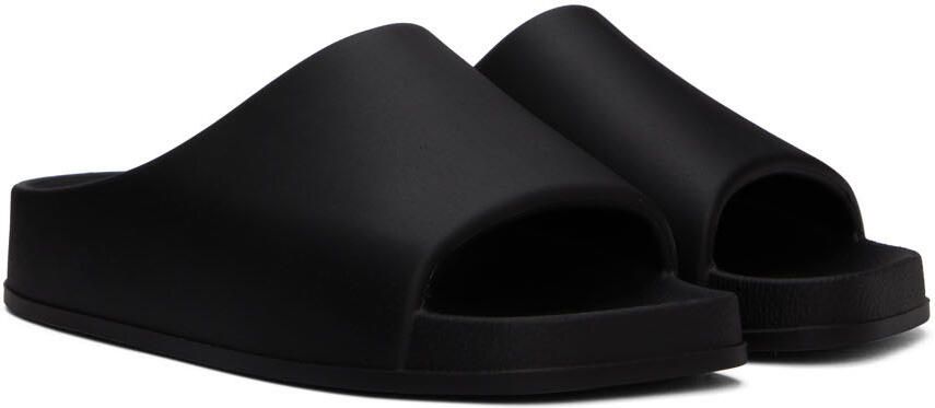 KHAITE Black 'The Brighton' Slides - Picture 2