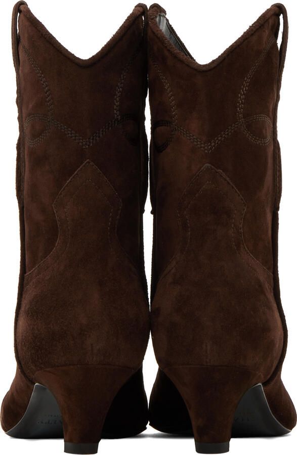 KHAITE Brown Dallas Boots - Picture 3