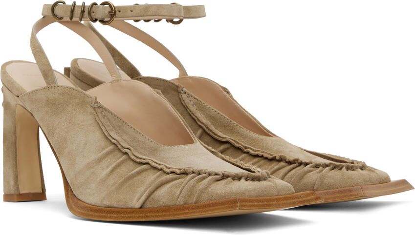 KNWLS Beige Hellz Mules - Picture 2