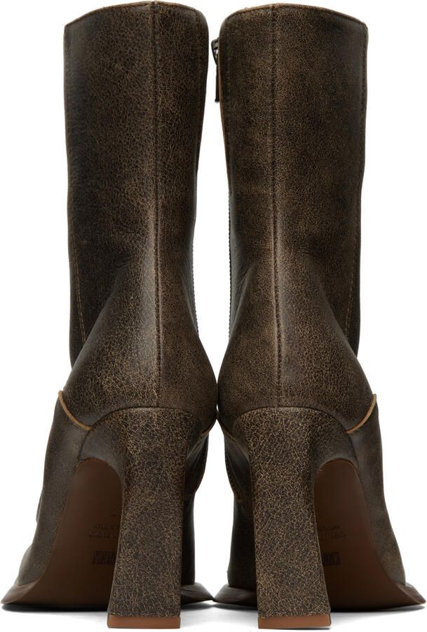 KNWLS Brown Hellz Boots - Picture 3