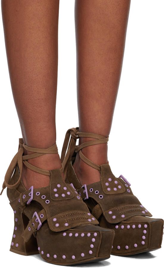 KNWLS Tan Precious Heels