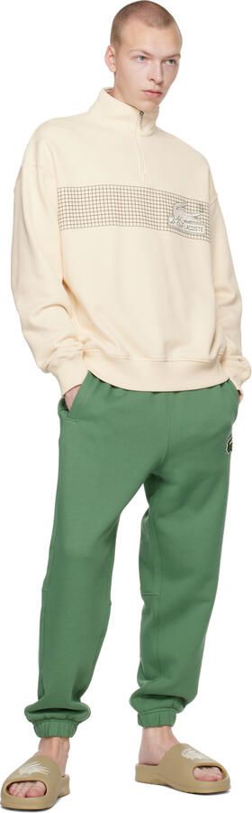 Lacoste Taupe Croco 2.0 Slides - Picture 4