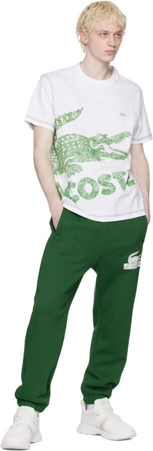 Lacoste White L003 Sneakers - Picture 4