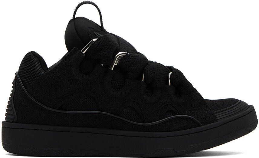 Lanvin Black Curb Sneakers