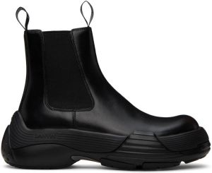 Lanvin Black Flash-X Bold Chelsea Boots