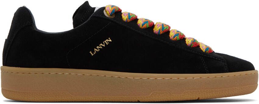 Lanvin Black Lite Curb Sneakers