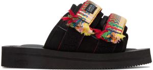 Lanvin Black Suicoke Edition Slip-On Sandals