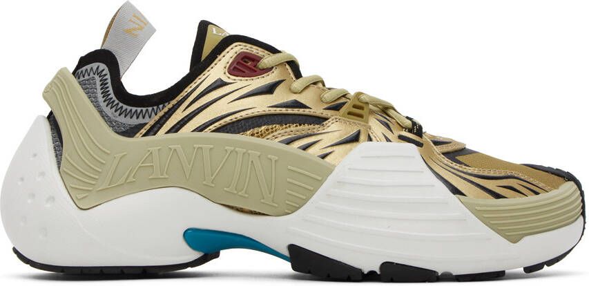 Lanvin Gold Flash-X Sneakers - Picture 1