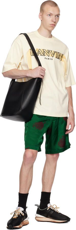 Lanvin Black BUMPR Sneakers - Picture 6