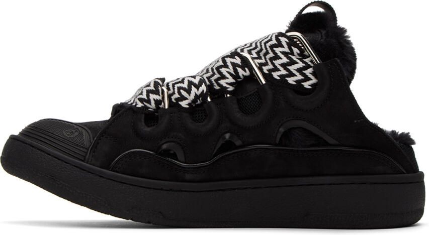 Lanvin Black Curb Slip-On Sneakers - Picture 3