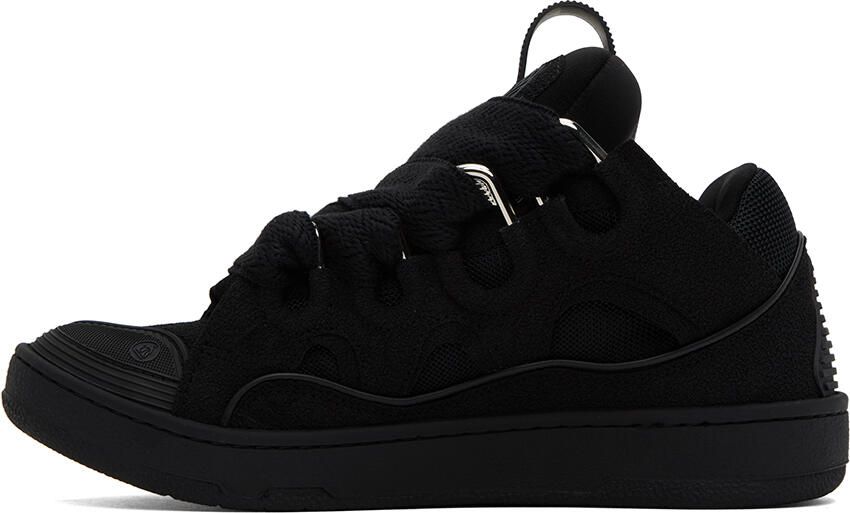 Lanvin Black Curb Sneakers - Picture 3
