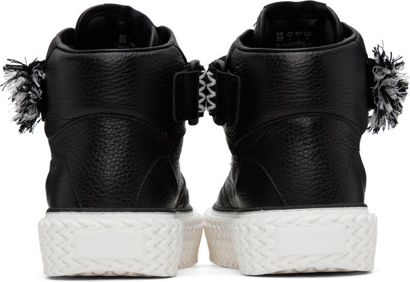 Lanvin Black Curbies Sneakers