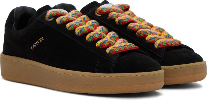 Lanvin Black Lite Curb Sneakers - Picture 2