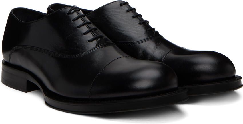 Lanvin Black Medley Oxfords - Picture 2