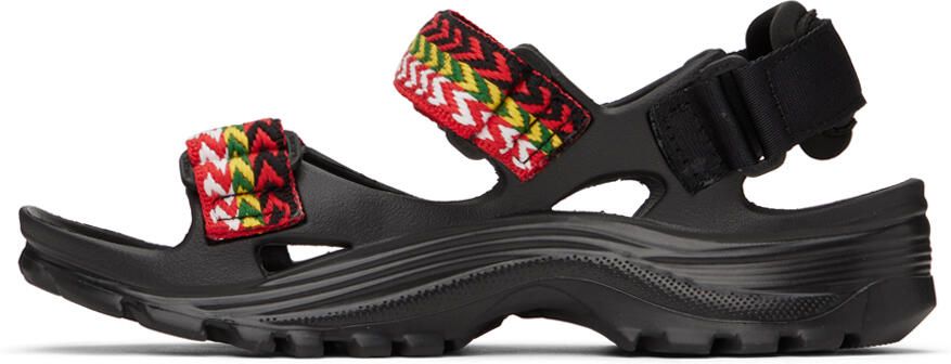 Lanvin Black Suicoke Edition Curb Laces Sandals - Picture 3