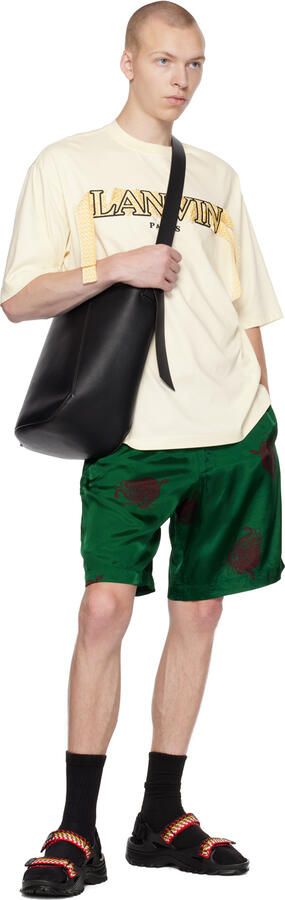 Lanvin Black Suicoke Edition Curb Laces Sandals - Picture 4