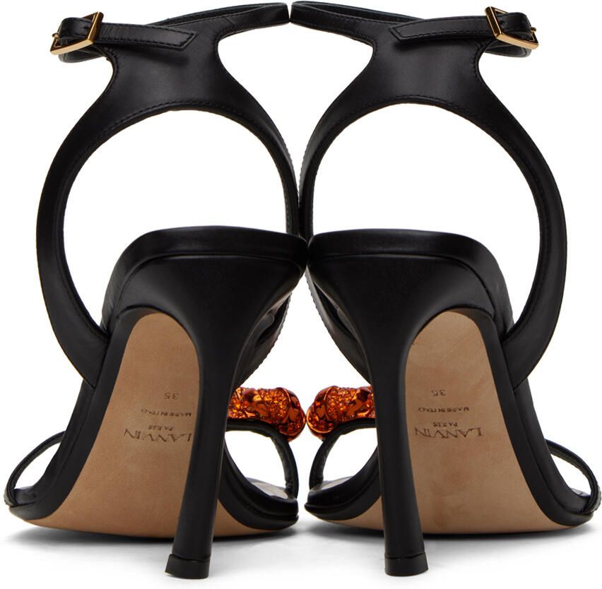 Lanvin Black Swing Melodie Heeled Sandals