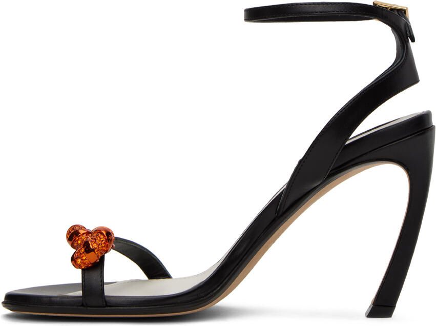 Lanvin Black Swing Melodie Heeled Sandals - Picture 3