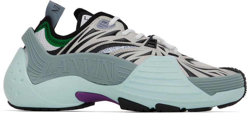 Lanvin Blue Flash-X Sneakers - Picture 3