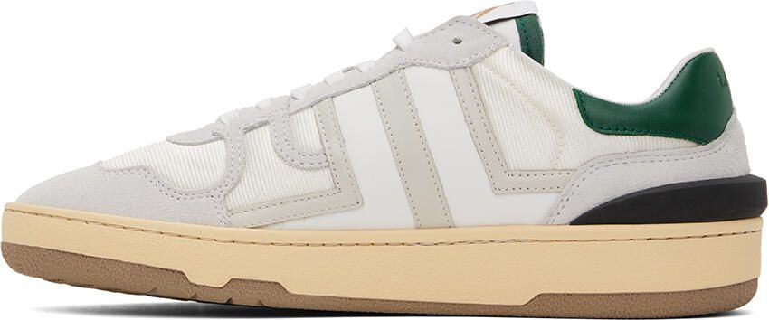 Lanvin Gray & Green Clay Sneakers - Picture 3