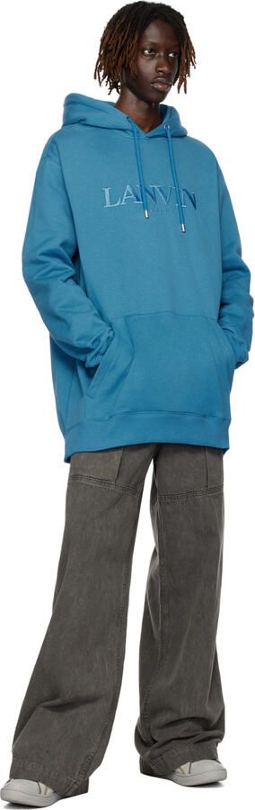 Lanvin Gray Curb Sneakers - Picture 4