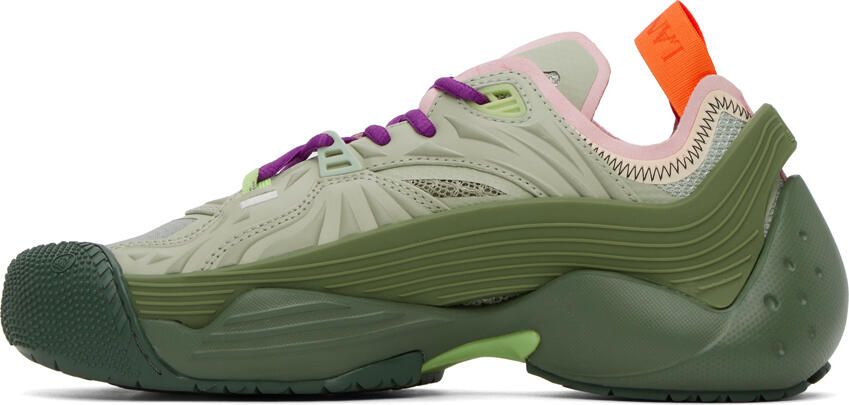 Lanvin Green Flash-X Sneakers - Picture 3