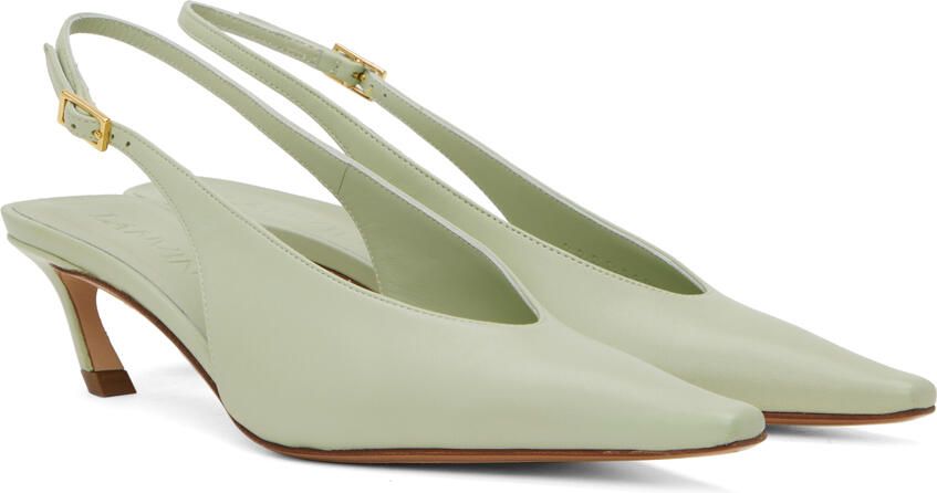 Lanvin Green Swing Heels - Picture 2