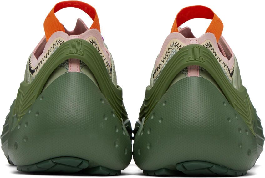 Lanvin Khaki Flash-X Sneakers