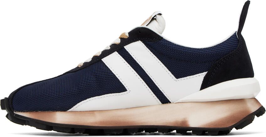Lanvin Navy BUMPR Sneakers - Picture 3