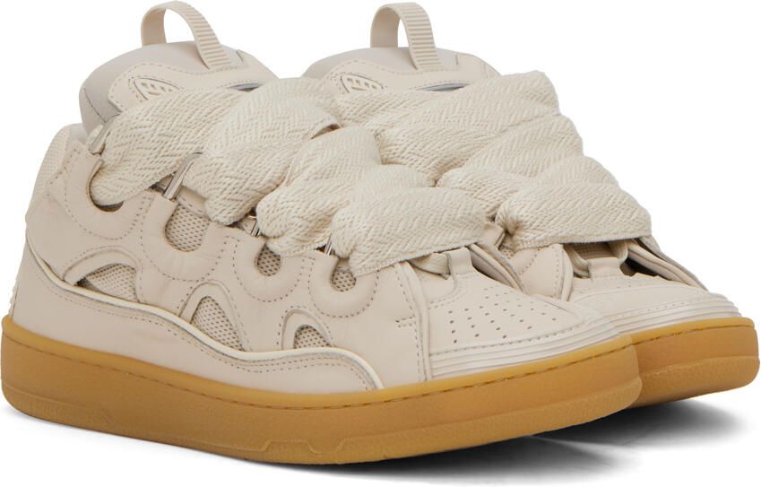 Lanvin Off-White Curb Sneakers