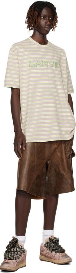 Lanvin Pink Curb Sneakers - Picture 4