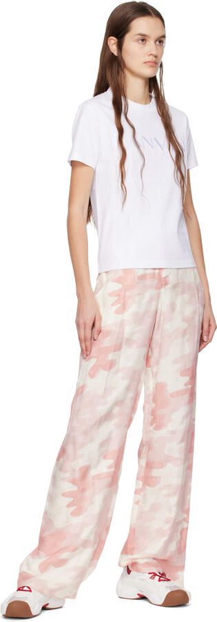 Lanvin SSENSE Exclusive Red & White Flash-X Sneakers - Picture 4