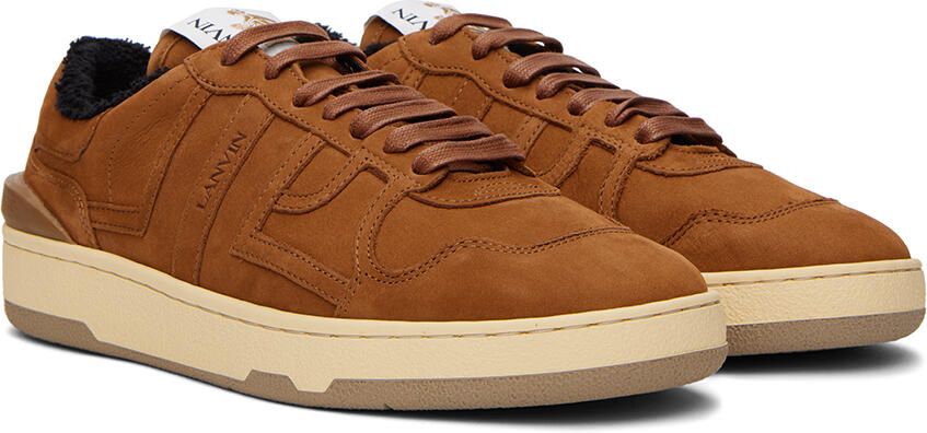Lanvin Tan Clay Sneakers - Picture 2