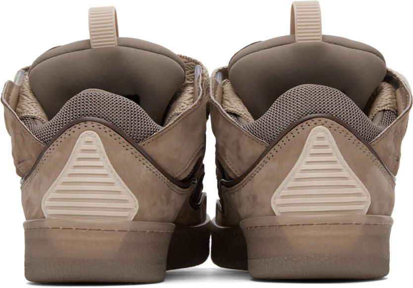 Lanvin Taupe Curb Sneakers