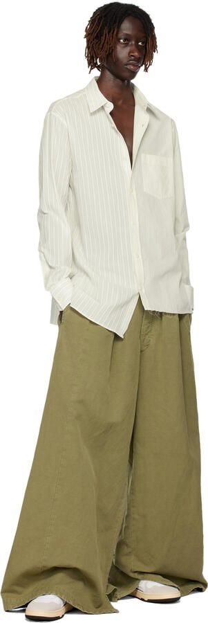 Lanvin White & Black Clay Sneakers - Picture 6