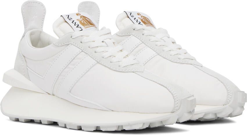 Lanvin White Bumpr Sneakers - Picture 2