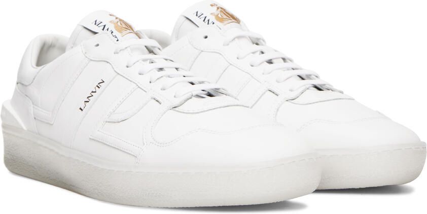 Lanvin White Clay Sneakers - Picture 2